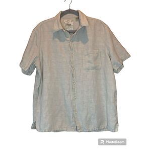 Tasso Elba, short sleeve button down size XL
